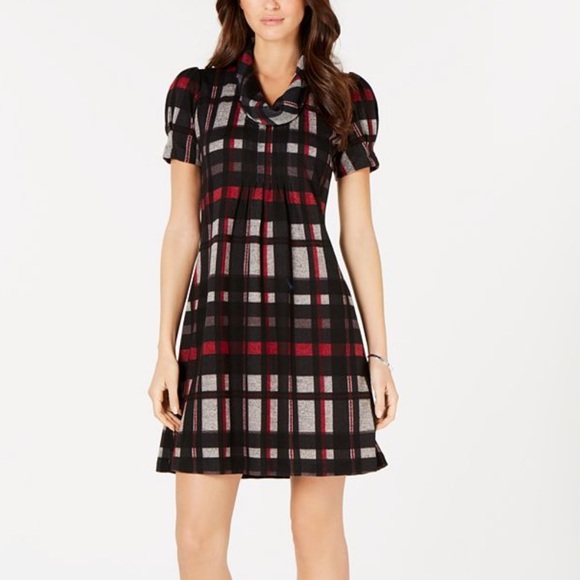 Jessica Howard Short Sleeve Cowl Neck Sweater Dress 💲BUNDLE AND SAVE BIG💲 - Picture 1 of 4